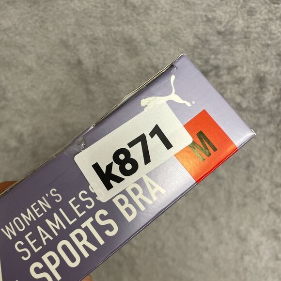 NEW Puma Women's M 2 Pack Seamless Sports Bra  Square Neck Moisture Wicking - Picture 9 of 9